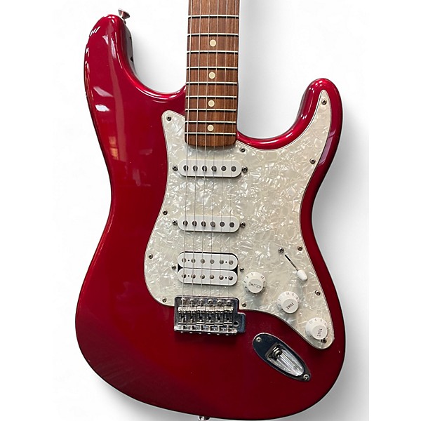 Used 2010 Fender 48TH ST FAT STRAT TRADITIONAL Candy Apple Red Solid Body Electric Guitar