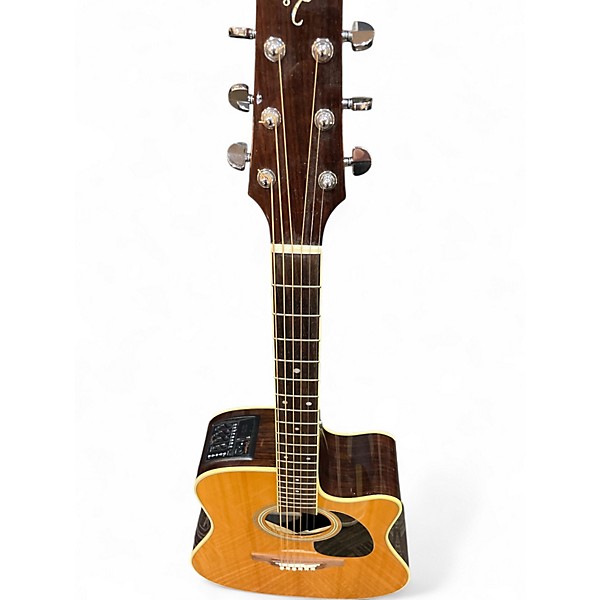 Used Takamine EF360SC-TT Natural Acoustic Electric Guitar