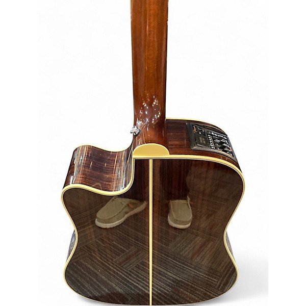 Used Takamine EF360SC-TT Natural Acoustic Electric Guitar