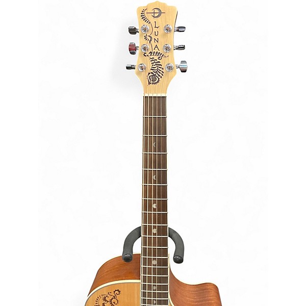 Used Luna Henna Paradise Natural Acoustic Electric Guitar