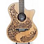 Used Luna Henna Paradise Natural Acoustic Electric Guitar