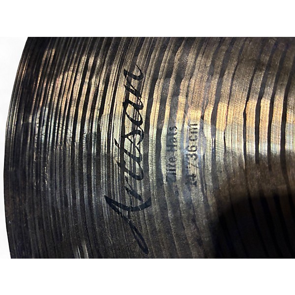 Used SABIAN 14in ARTISAN ELITE HATS Cymbal