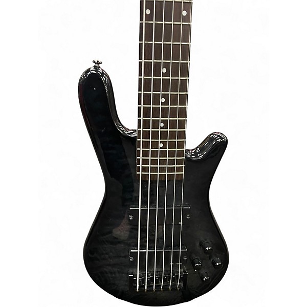 Used Spector Legend 6 Classic Trans Black Electric Bass Guitar