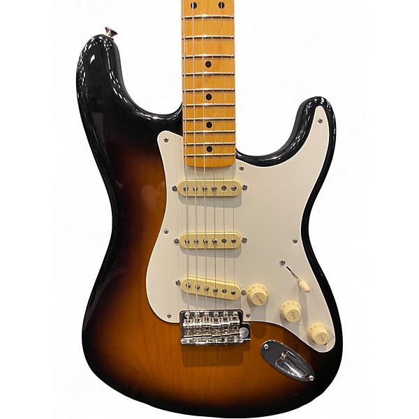 Used Fender 1957 American Vintage II Stratocaster 2 Color Sunburst Solid Body Electric Guitar