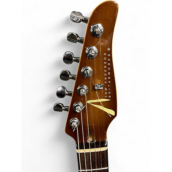 Vintage 2000s Tom Anderson Drop Top Tiger Eye Solid Body Electric Guitar