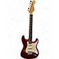 Used Squier Affinity Stratocaster Candy Apple Red Metallic Solid Body Electric Guitar thumbnail