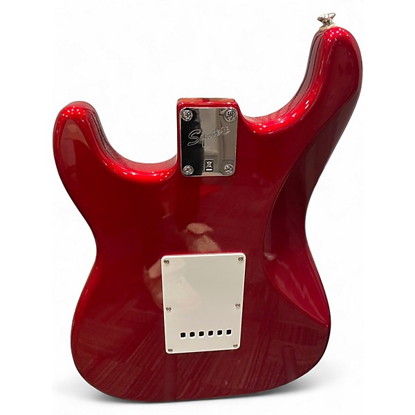 Used Squier Affinity Stratocaster Candy Apple Red Metallic Solid Body Electric Guitar
