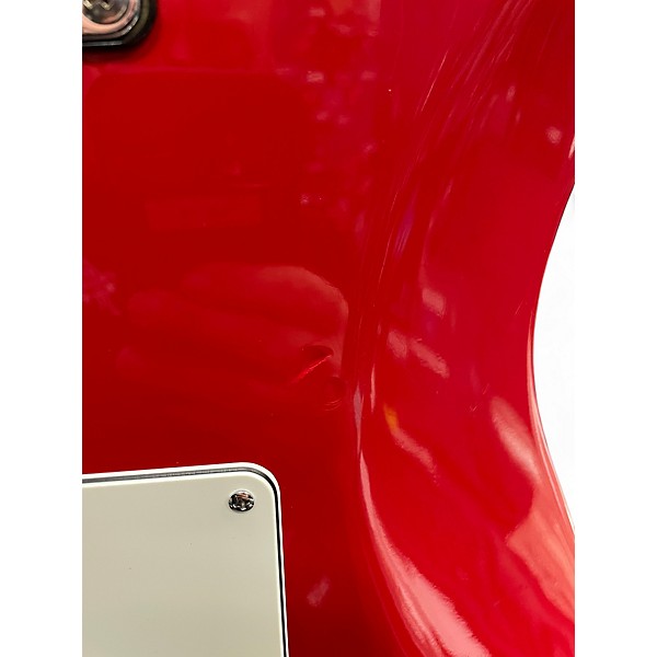 Vintage 1980s Squier Affinity Stratocaster Dakota Red Solid Body Electric Guitar