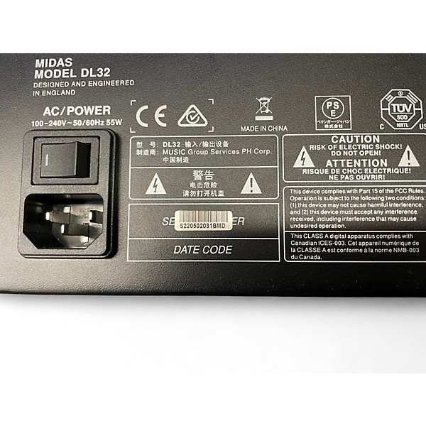 Used TASCAM DM 3200 Digital Mixer