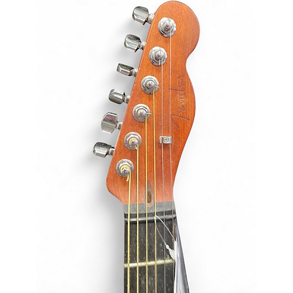 Used Fender American Acoustasonic Telecaster Sunburst Acoustic Electric Guitar