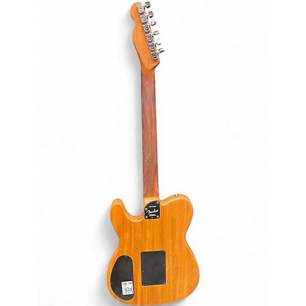 Used Fender American Acoustasonic Telecaster Sunburst Acoustic Electric Guitar