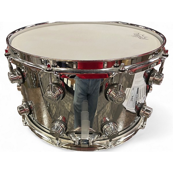 Used DW 8X14 Performance Series Steel Snare Chrome Drum