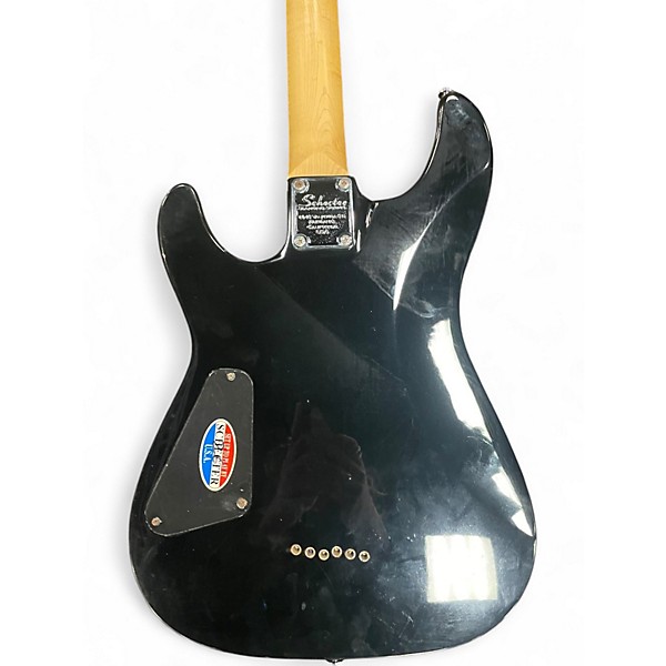 Used Schecter Guitar Research Omen 6 Black Solid Body Electric Guitar