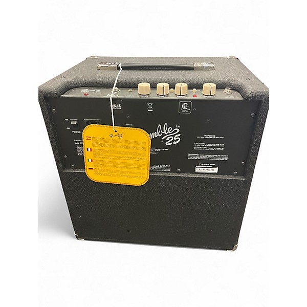 Used Fender Rumble 25 25W 1x8 Bass Combo Amp