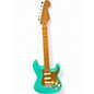 Used Squier 40th Anniversary STRATOCASTER SATIN SEA FOAM GREEN Solid Body Electric Guitar thumbnail