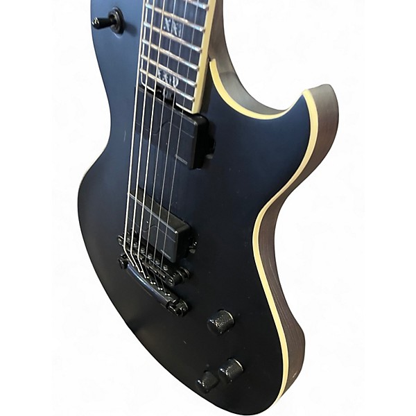 Used Schecter Guitar Research Solo-II SLS Elite Evil Twin  BLACK Solid Body Electric Guitar