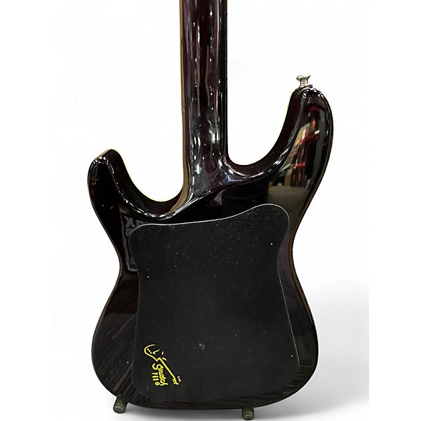 Used Schecter Guitar Research C/SH12 Trans Red Hollow Body Electric Guitar