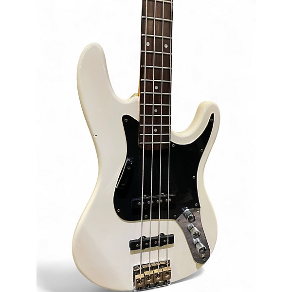 Used Epiphone ROCK BASS WHITE Electric Bass Guitar
