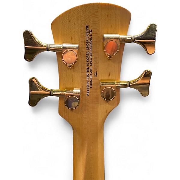 Used Spector NS94 TRANS RED Electric Bass Guitar