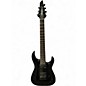 Used Jackson JS22-7 Dinky 7 String Black Solid Body Electric Guitar