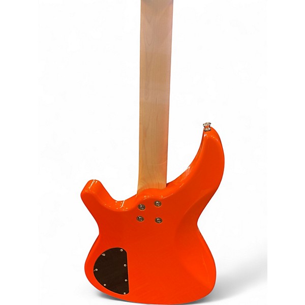 Used Mitchell MB100 Orange Electric Bass Guitar