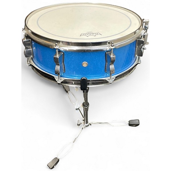 Used Ludwig 5X14 Breakbeats By Questlove Snare Blue Drum