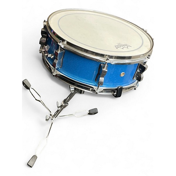 Used Ludwig 5X14 Breakbeats By Questlove Snare Blue Drum