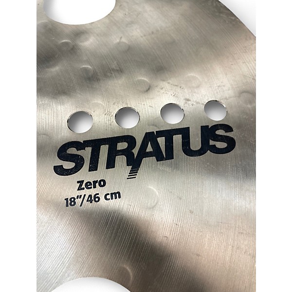 Used SABIAN 18in Stratus Zero  Cymbal