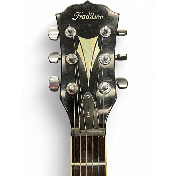 Used Tradition s200 Natural Solid Body Electric Guitar