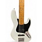 Used Fender American Ultra II Jazz Bass Alpine White Electric Bass Guitar