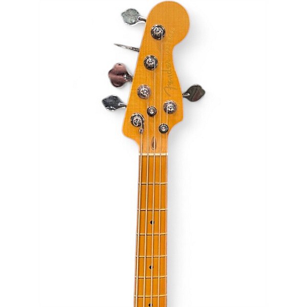 Used Fender American Ultra II Jazz Bass Alpine White Electric Bass Guitar