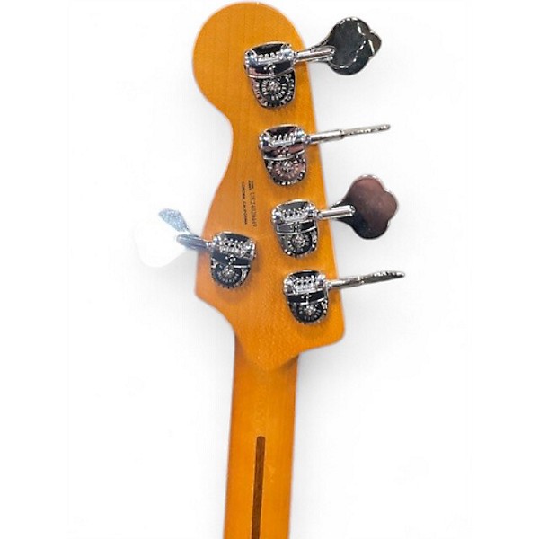 Used Fender American Ultra II Jazz Bass Alpine White Electric Bass Guitar