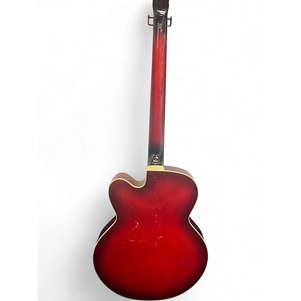 Used Ibanez AFB200 Red Electric Bass Guitar