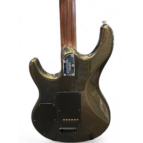 Used Ernie Ball Music Man Luke III Olive Gold Solid Body Electric Guitar