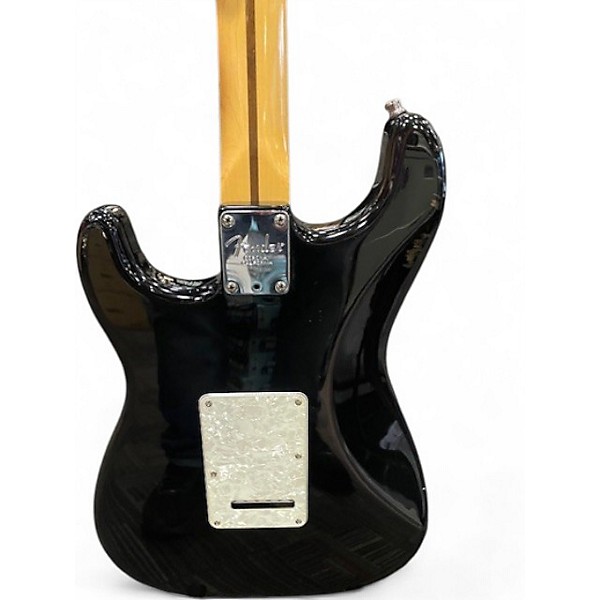 Used Fender American Deluxe Fat Stratocaster Black Solid Body Electric Guitar