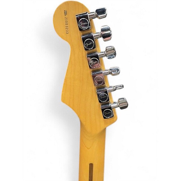 Used Fender American Deluxe Fat Stratocaster Black Solid Body Electric Guitar