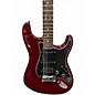 Used Fender FSR American Deluxe Stratocaster HSS Mahogany Candy Apple Red Solid Body Electric Guitar