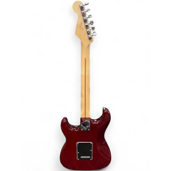 Used Fender FSR American Deluxe Stratocaster HSS Mahogany Candy Apple Red Solid Body Electric Guitar