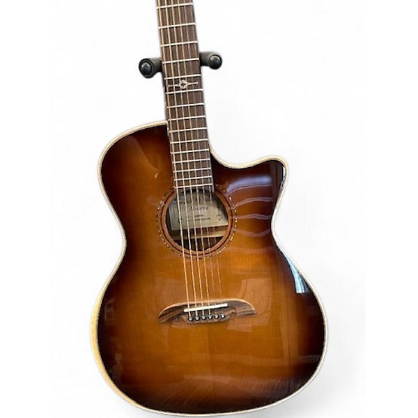 Used Alvarez AGA95CEAR Sunburst Acoustic Electric Guitar