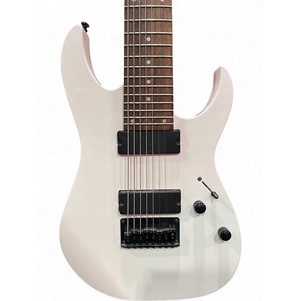 Used Ibanez RG8 8 String Alpine White Solid Body Electric Guitar