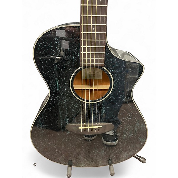 Used Breedlove RAINFOREST CONCERT MB CE Black Fern Acoustic Electric Guitar