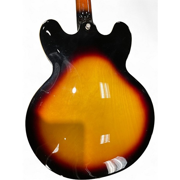 Used Epiphone ES335 2 Color Sunburst Hollow Body Electric Guitar