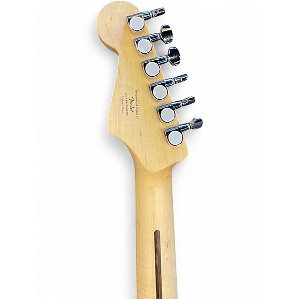 Used Squier Standard Stratocaster 3 Color Sunburst Solid Body Electric Guitar