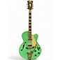 Used D'Angelico Deluxe 175 LE Matte Surf Green Hollow Body Electric Guitar thumbnail