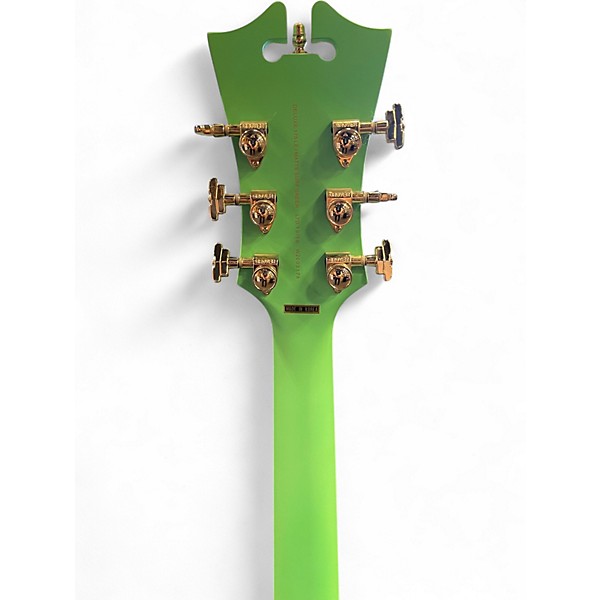 Used D'Angelico Deluxe 175 LE Matte Surf Green Hollow Body Electric Guitar