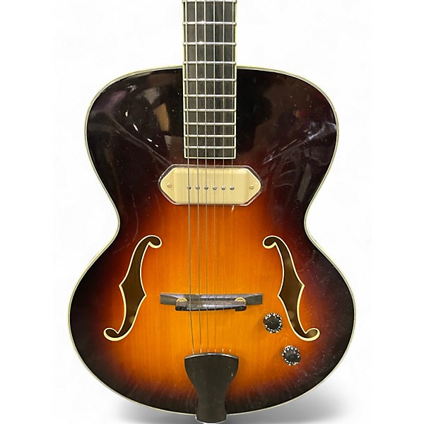 Vintage 1960s Framus 60s archtop sunburst Hollow Body Electric Guitar