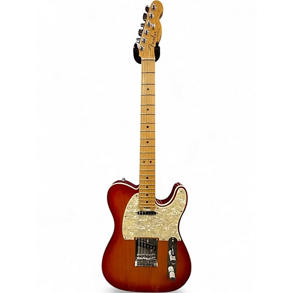 Used Fender American Elite Telecaster AGED CHERRY BURST Solid Body Electric Guitar
