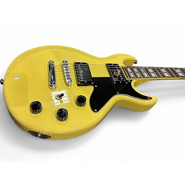 Used Schecter Guitar Research S-1 Yellow Solid Body Electric Guitar