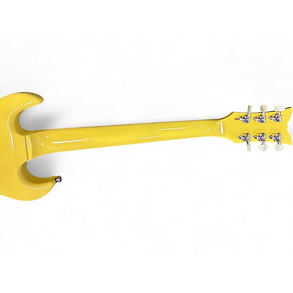 Used Schecter Guitar Research S-1 Yellow Solid Body Electric Guitar