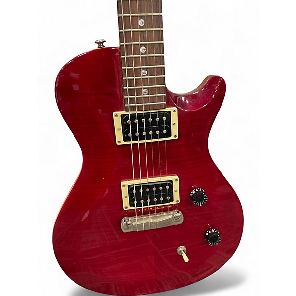 Used PRS Singlecut SE Crimson Red Trans Solid Body Electric Guitar
